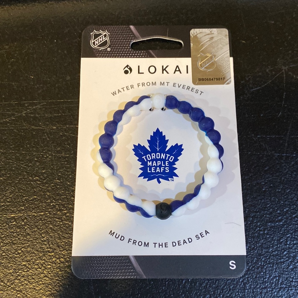 New NHL Lokai Toronto Maple Leafs Bracelets Sizes: S, M, L, and XL